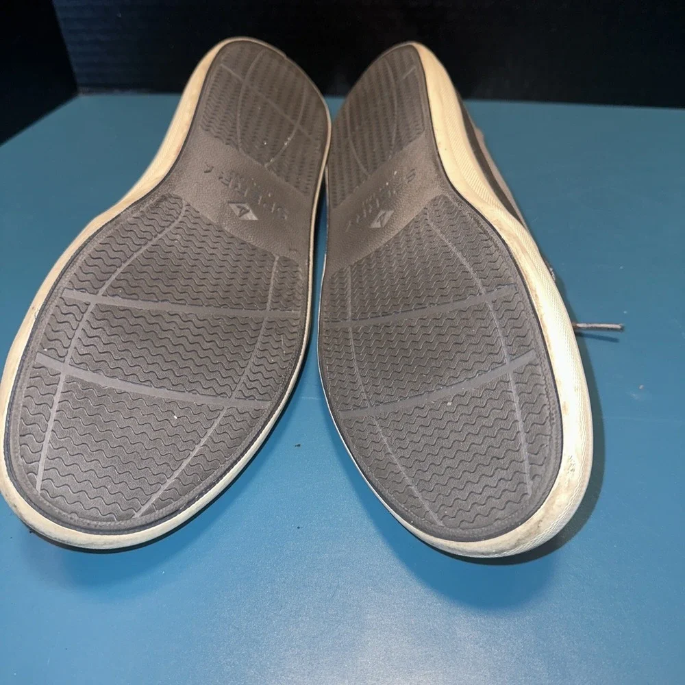 Men's SPERRY TOP‎ SIDERS Gray Boat Shoes 10.5